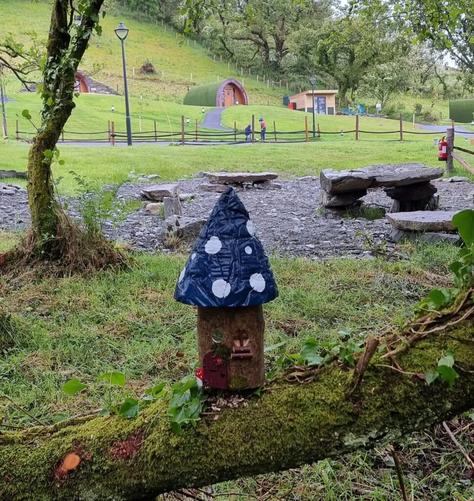 The Fairy Forest walk just below the pods at Goats Path